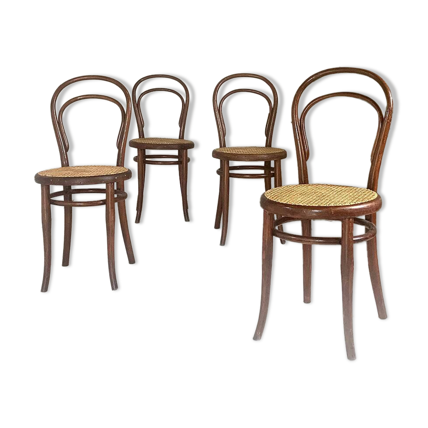 Chaises Thonet antique fin 19ème siècle modèle 14