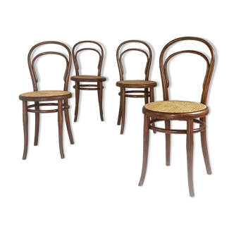 Chaises Thonet antique fin 19ème siècle modèle 14