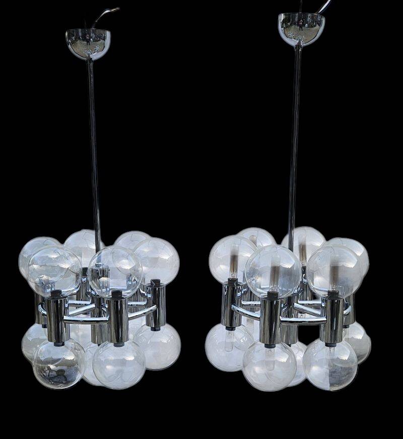 Paire de lustre Moto ishii