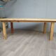large rustic farmhouse table