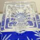 Centerpiece, blue crystal of Lorraine, limited series 233/500, blown and cut
