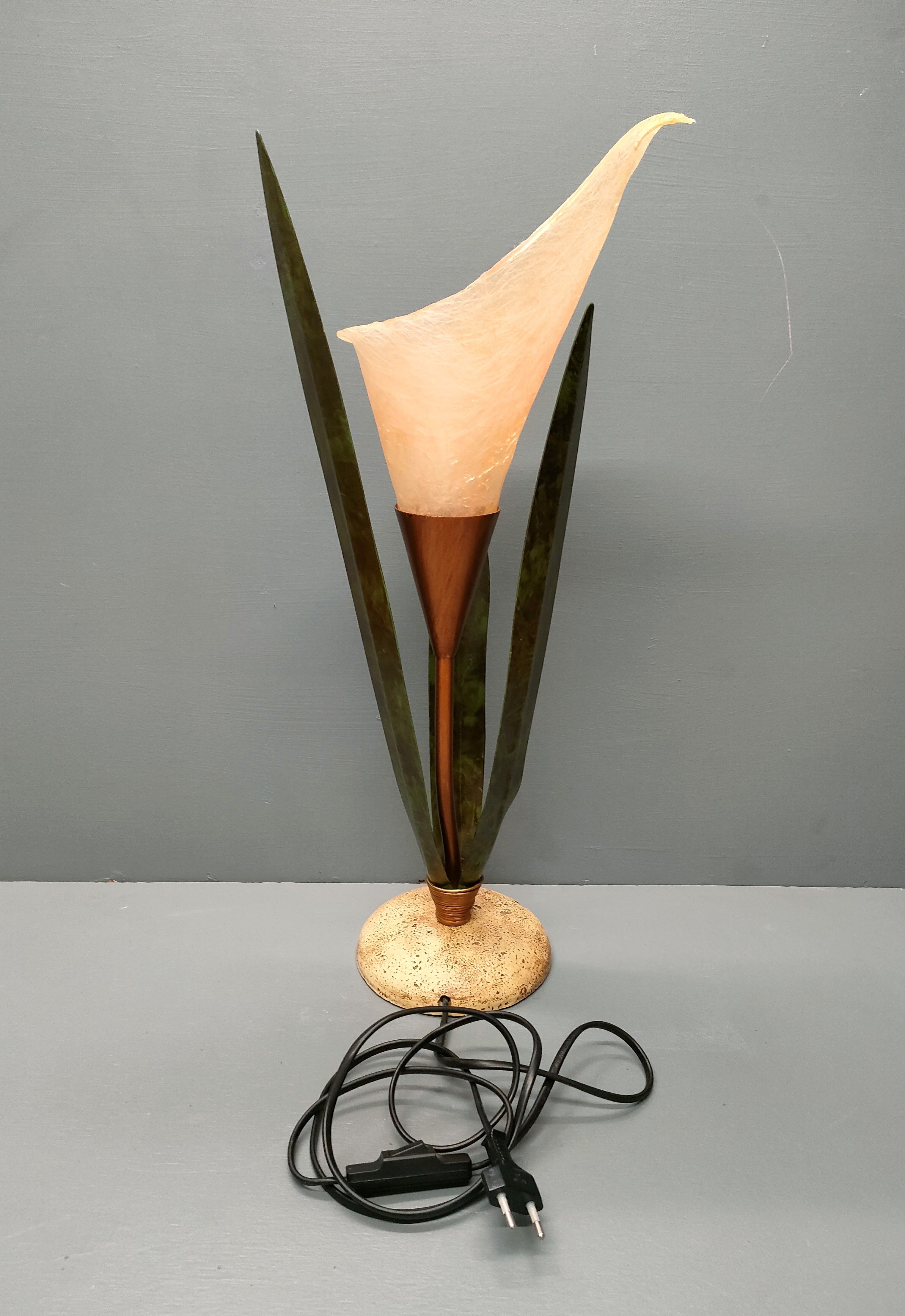 "Arum" table lamp 80's