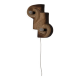 Brutalist ceramic wall sconce | Netherlands | 1960s