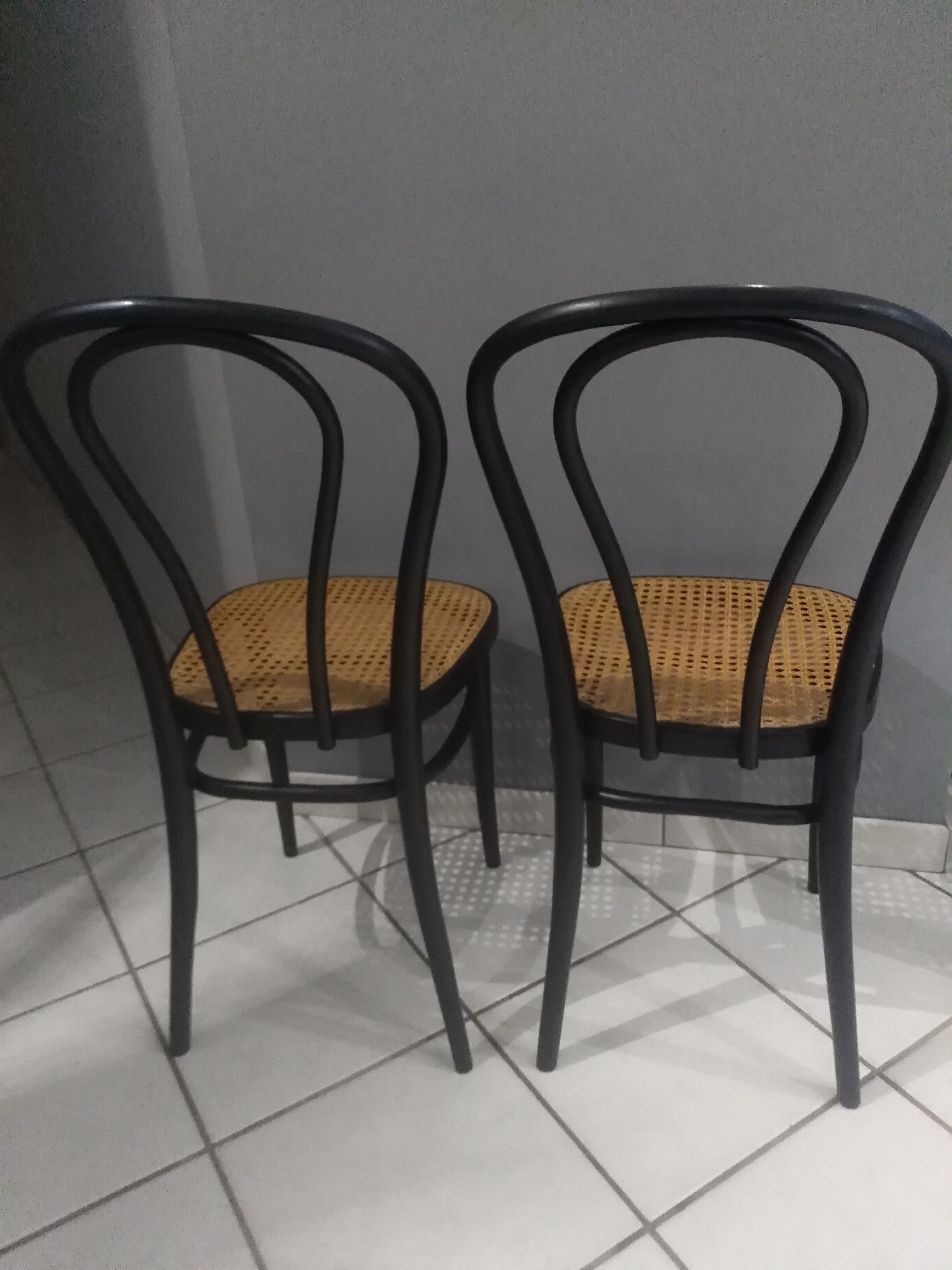 Pair of chairs Bistrot ZPM Radomsko by Thonet year 1960