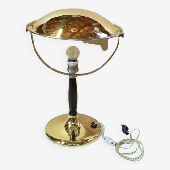 Gardoncini Table Lamp in Brass from Zerowatt,1940s.