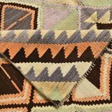 Yellow & Brown Turkish Kilim Rug, 172x284Cm