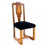 Coiffeuse avec chaise de style Art Déco, Pologne, milieu du XXe siècle.
