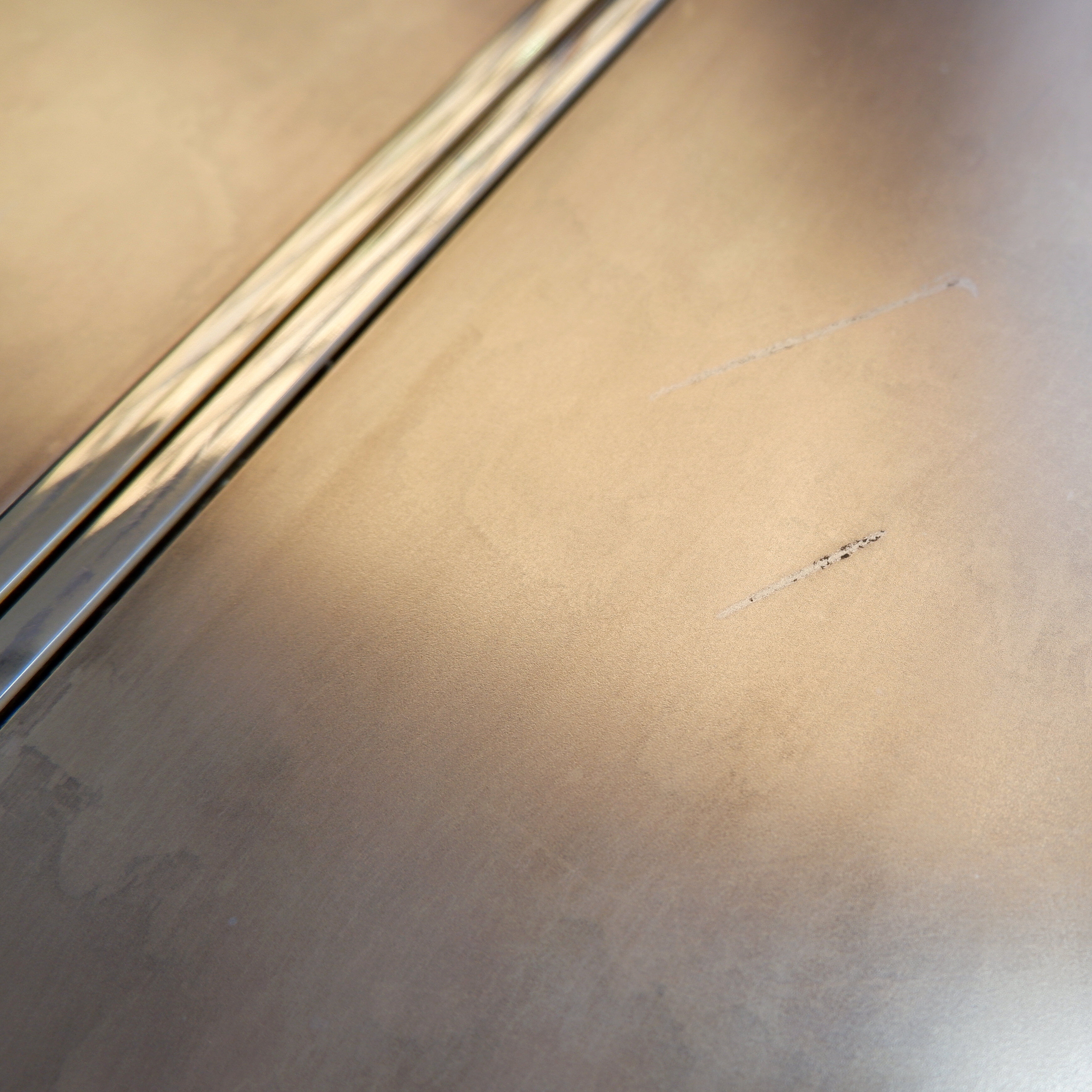 Vintage Belgo Chrome sliding coffee table with hidden bar - 1970s