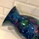 80's glass vase - Atelier Laque Line