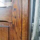 Display cabinet, oak bookcase from the 20s