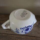 Blue Flower Sauce Boat Saint Amand Art Deco
