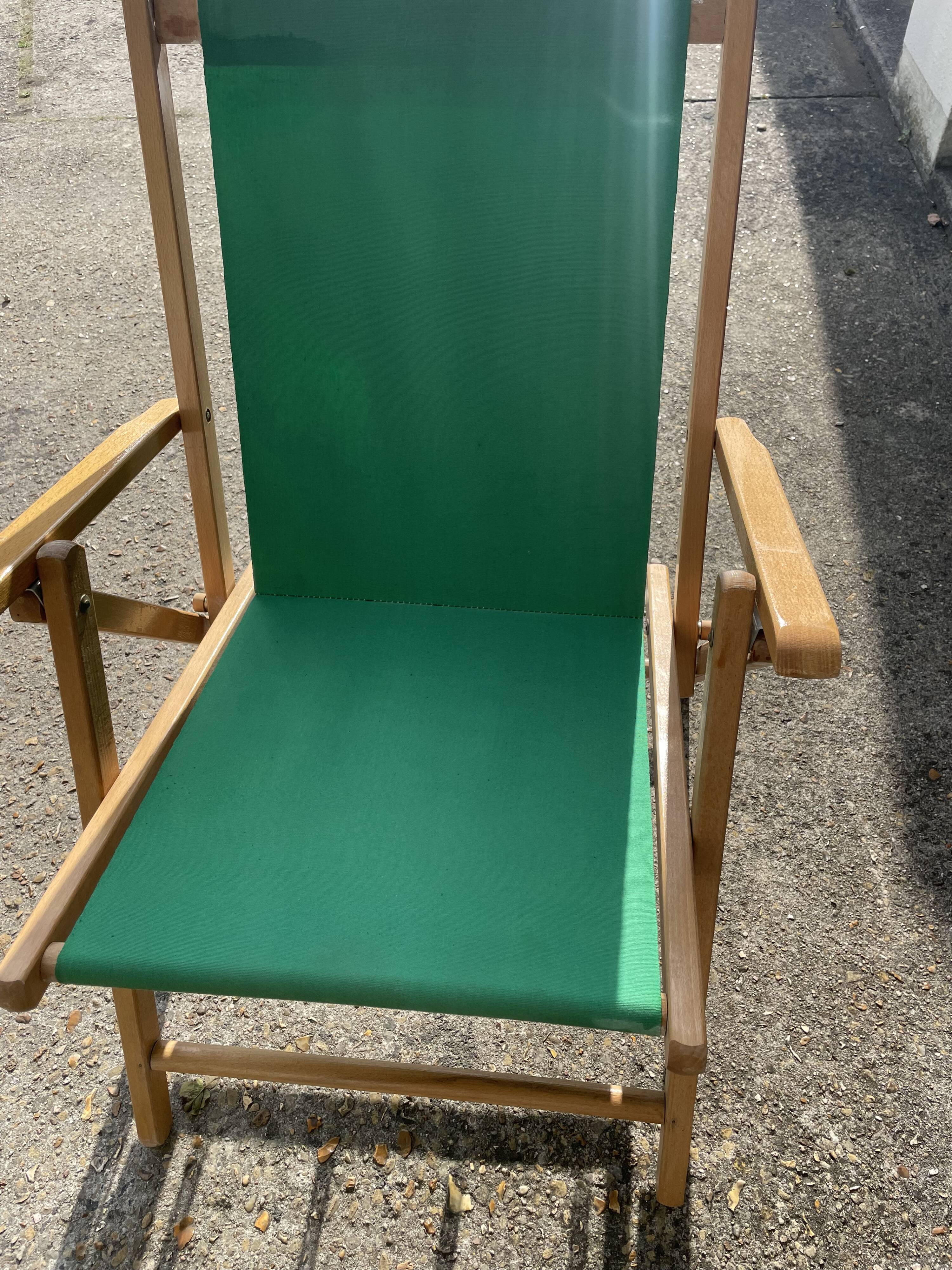 Vintage folding armchair