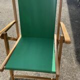 Vintage folding armchair