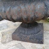 Pair of cast iron medicis