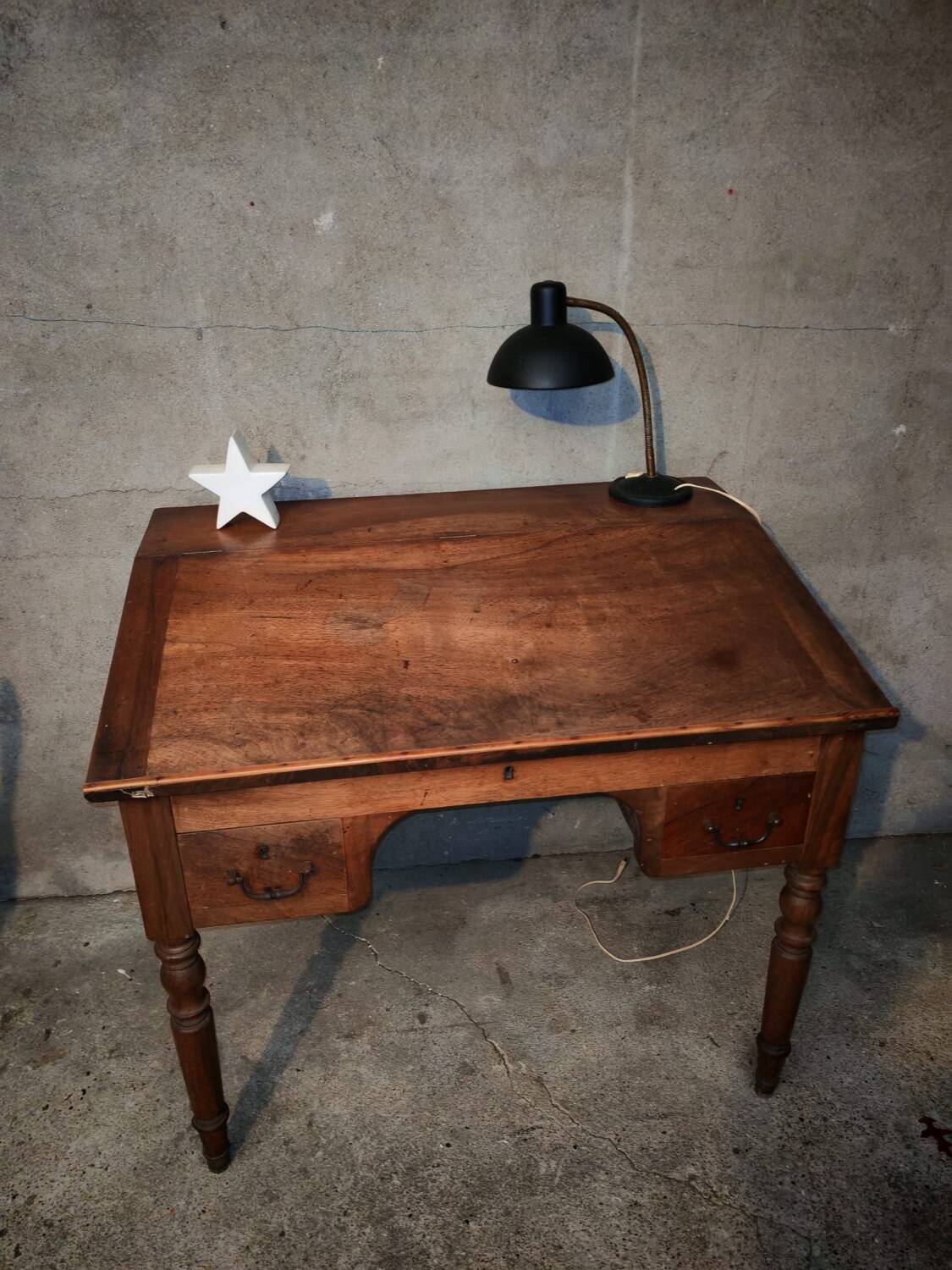 Large antique desk type bureau