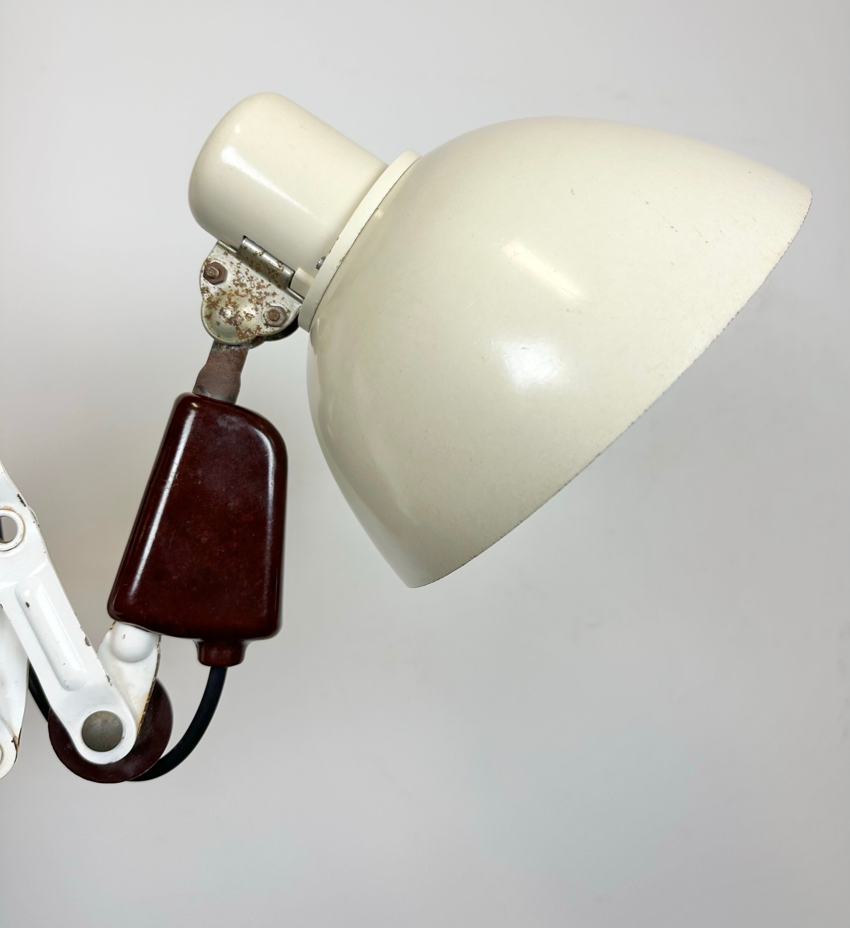 Industrial East German Scissor Lamp from VEB Zweckleuchtenbau Dresden, 1950s