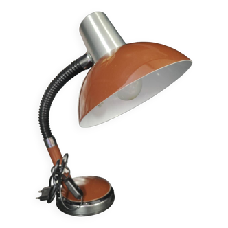 Articulated lamp from the 70s chrome and chocolate