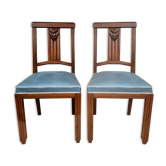Paire de chaises Art Deco