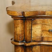 Antique Italian writing desk in olive wood circa 1860