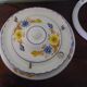 Round hand-painted ceramic ceiling light