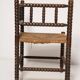 Provincial antique bobbin corner chair from the mid-century, France, 1940s.