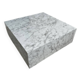 Table basse imitation marbre