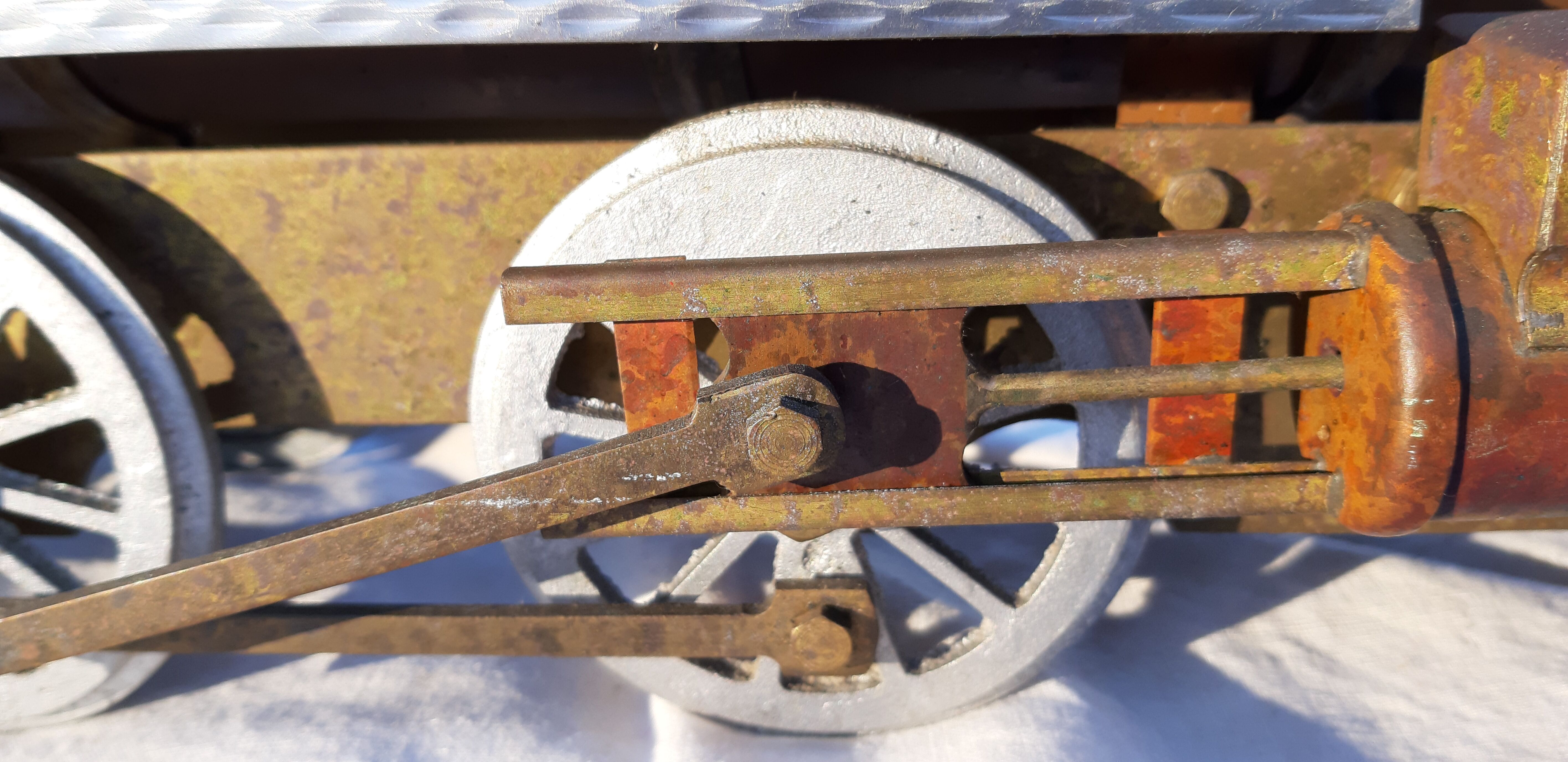 Locomotive copper red