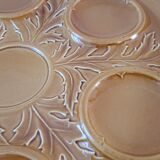 Large dish with artichokes Salins years 50-60