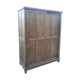Old wardrobe vintage wooden wardrobe sliding doors