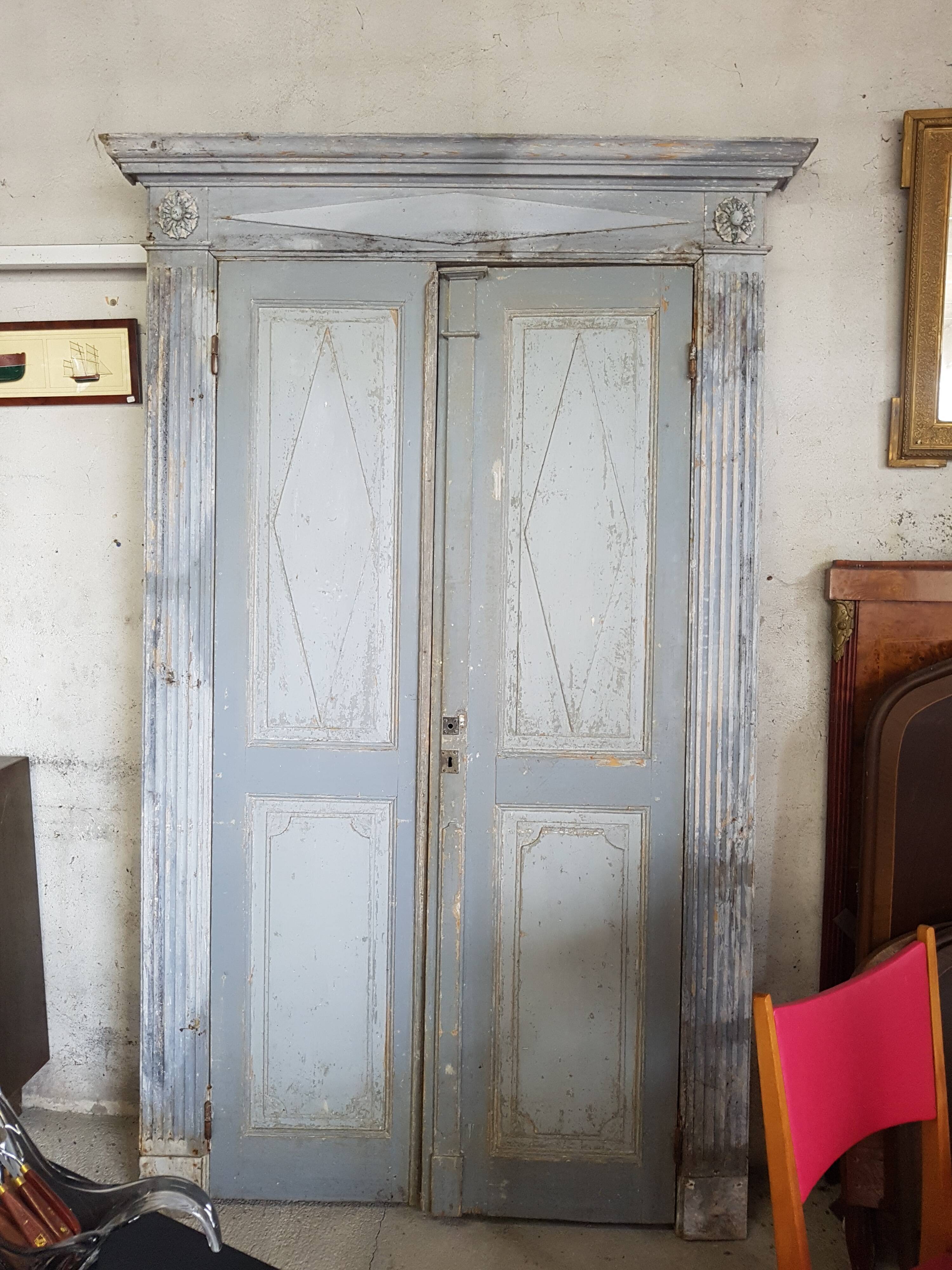 Ancient wooden doors included framed time Directory