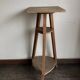 Sculptor's stool with rotating plywood top 1960