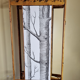 Old restyled metal screen, 3 shutters, 170 cm