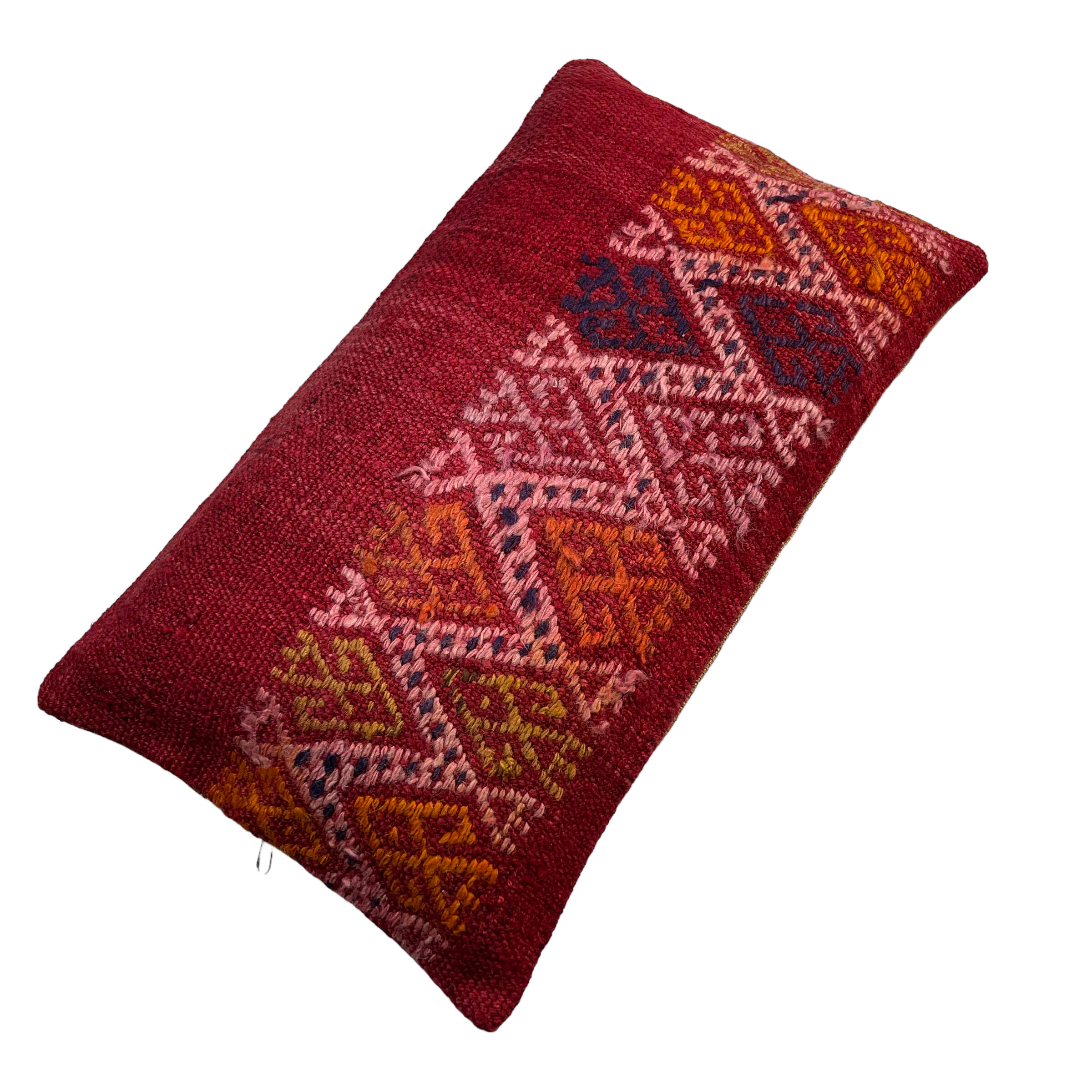 Housse de coussin kilim vintage turque faite à la main, 30 x 50 cm