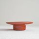 Candle holder or decorative bowl in glazed ceramic, mid-20th century.