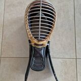 Japan - Men's Kendo protective mask in red lacquered metal - 1950