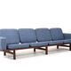 Canapé GE-236/4 en teck par Hans J. Wegner pour Getama années 1960