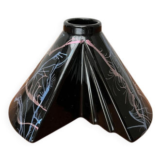 Postmodern West German pottery vase by Steuler, 1980s.