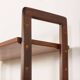 Italian freestanding wall unit or room divider in teak, 1960s