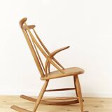 Chaise à bascule Illum Wikkelsø "IW3" pour Niels Eilersen