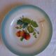 8 plates dabbling 2 decorations, currants, raspberries