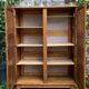Solid oak compass foot cabinet René Gabriel 1945