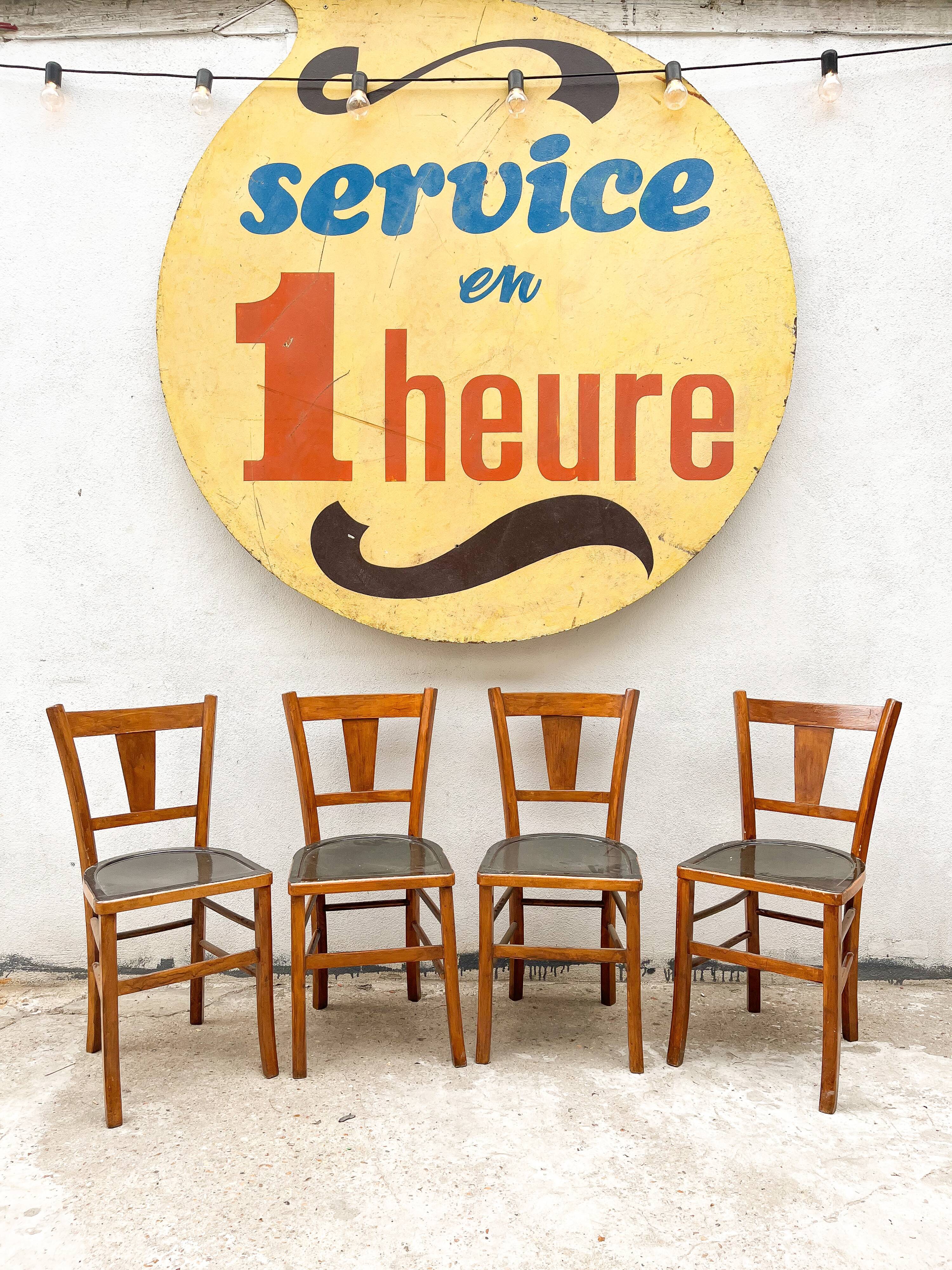 4 Luterma bistro chairs