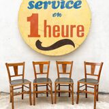 4 chaises bistrot Luterma