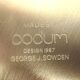 Vintage 1987 George Sowden Bodum Sereno  Memphis Style stainless steel bowl