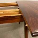 Danish round palisander dining table 1960s