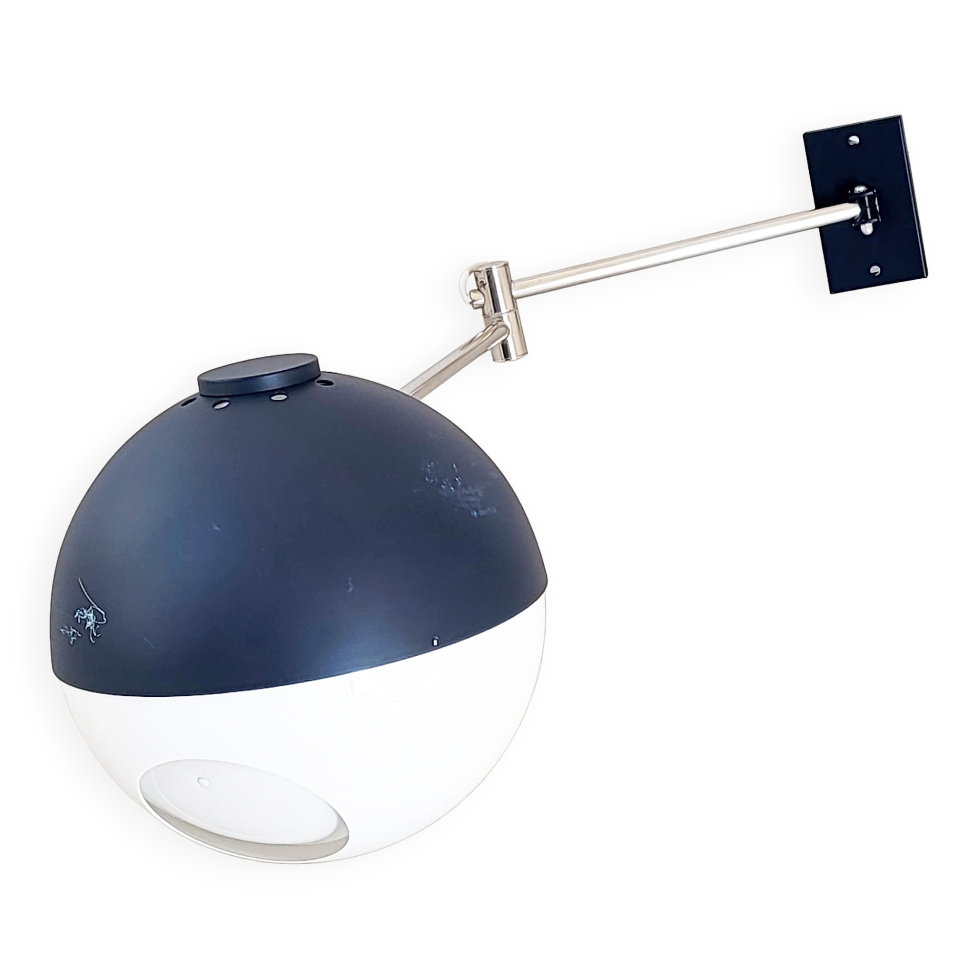 Articulated wall lamp space age vintage 1960
