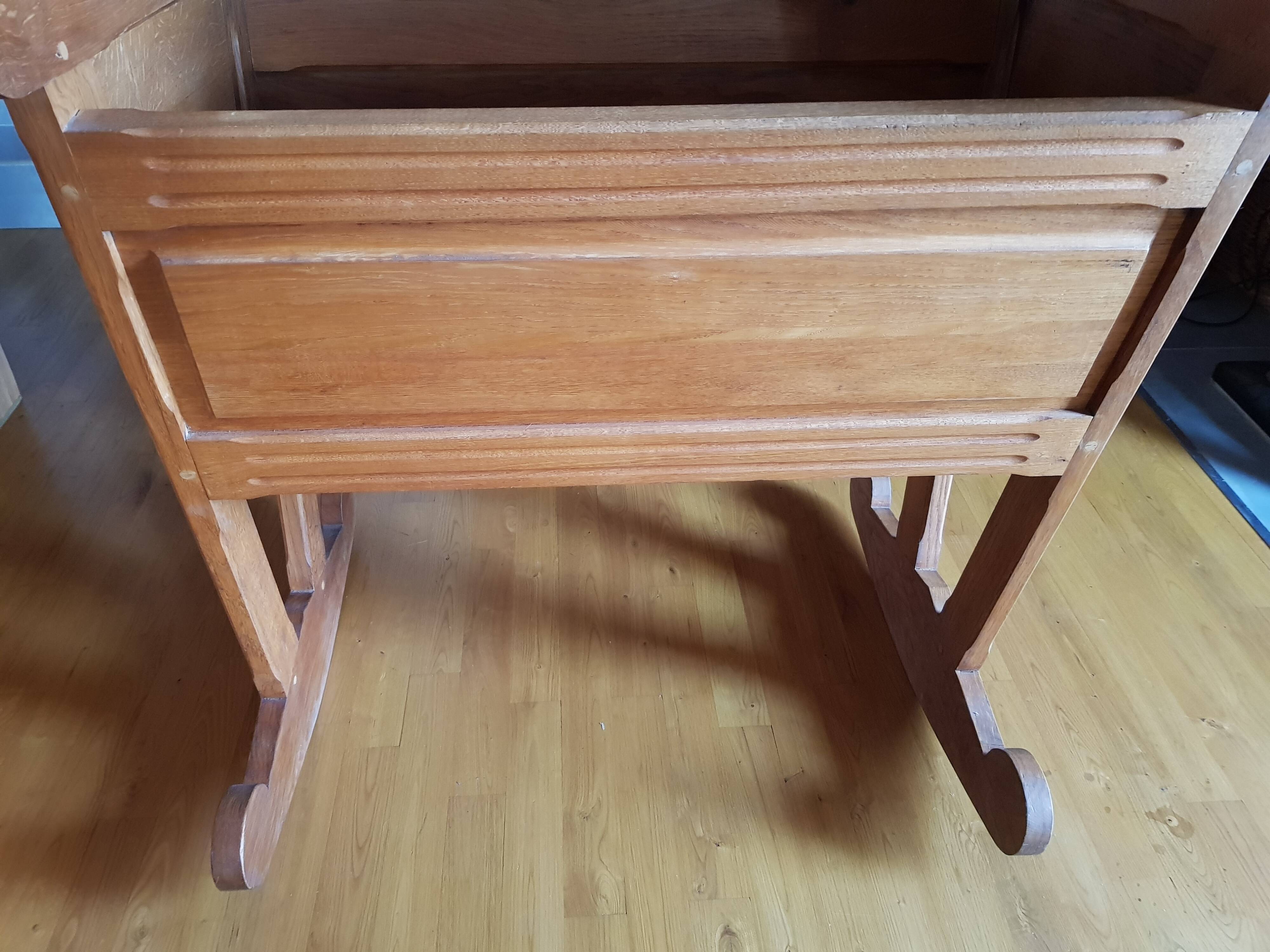 Berceau ancien chêne massif