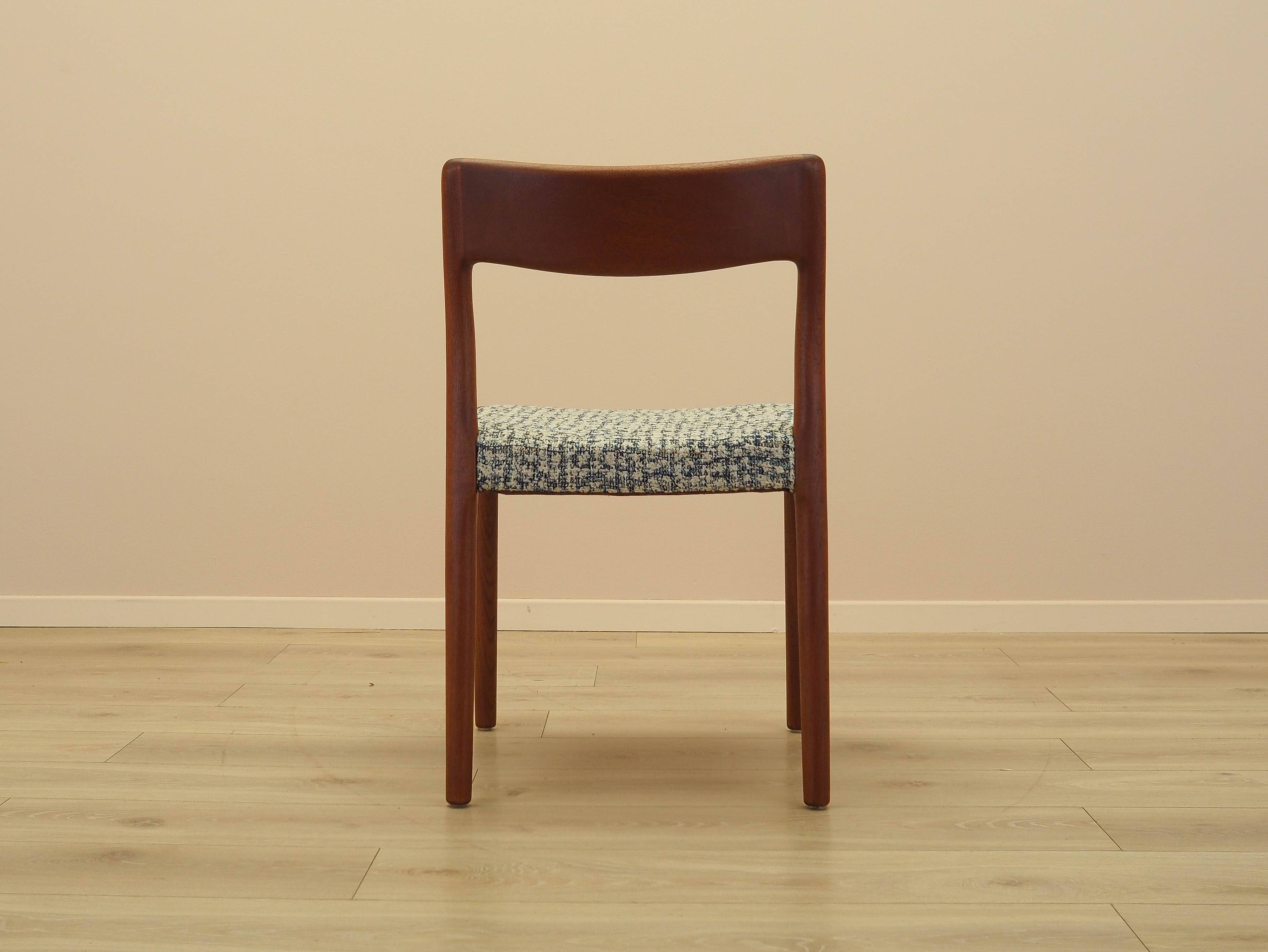 Teak chair, Danish design, 1960s, manufacturer: EMC Möbler