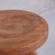 Set of 5 Brutalist Oak Mid-Century Belgium Bar Stools