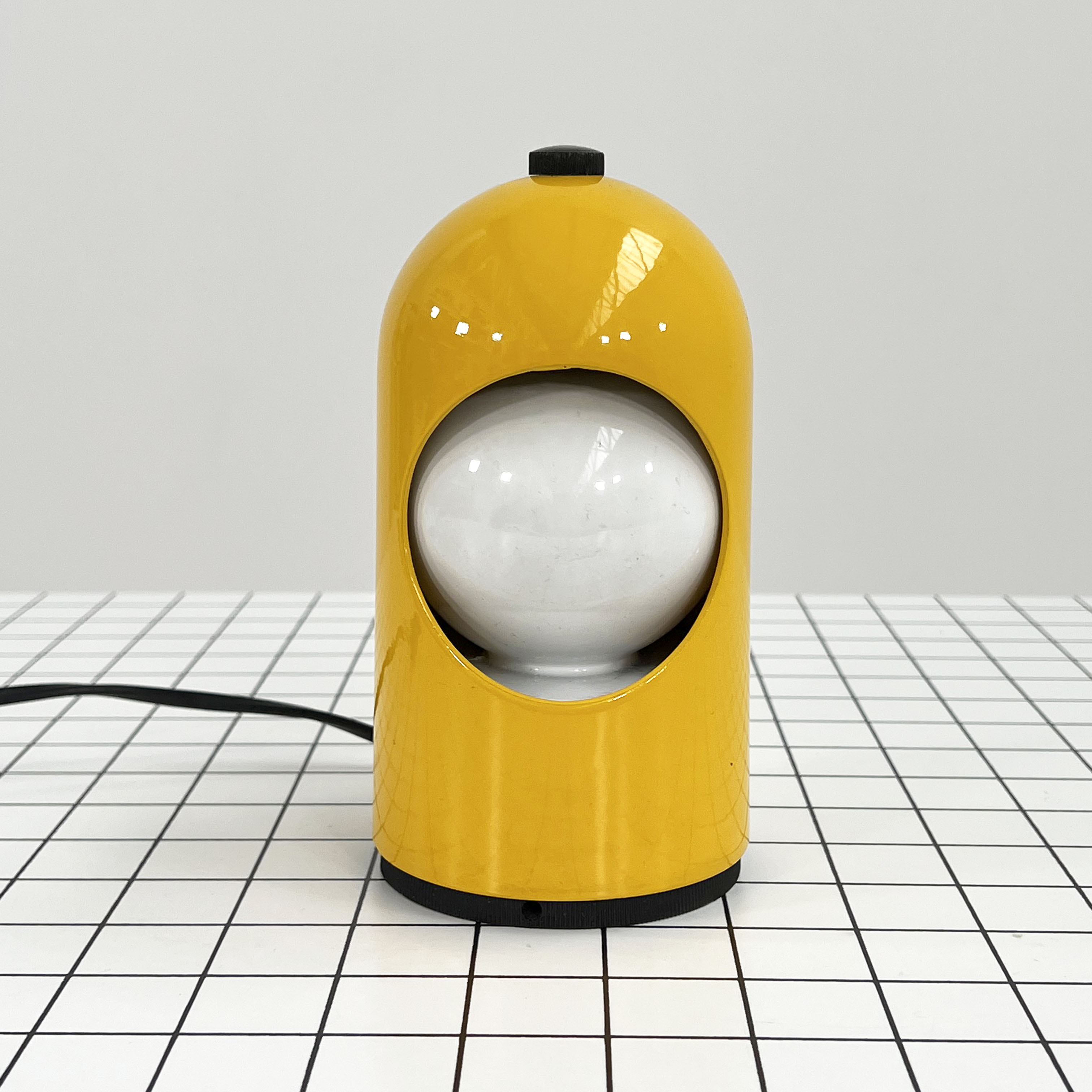 Yellow Selene lamp by ABM, 1960